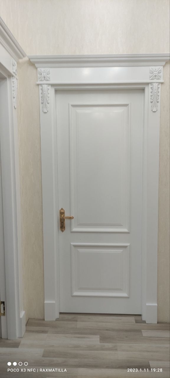 MDF eshiklar o'rnatamiz.
