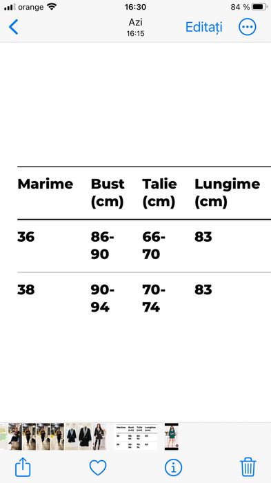 Rochie elegantă tip sacou