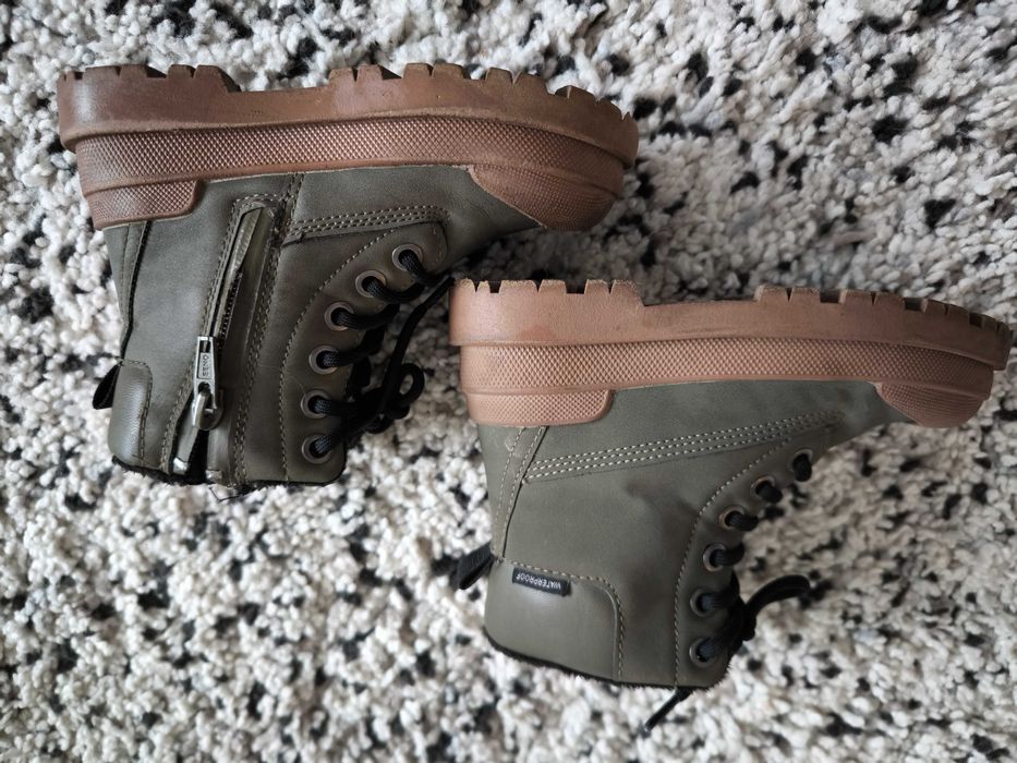 Детски кожени обувки боти непромокаеми H&M