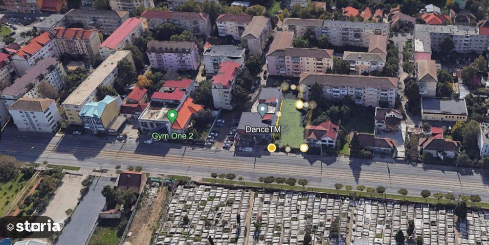 Teren cu functionalitate mixta: Servicii si Rezidential