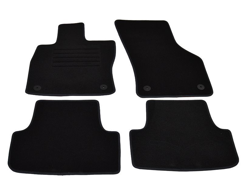 Covorase mocheta Audi A3 3USI A3 CABRIO 09/2012- Negre, set de 4 bucati