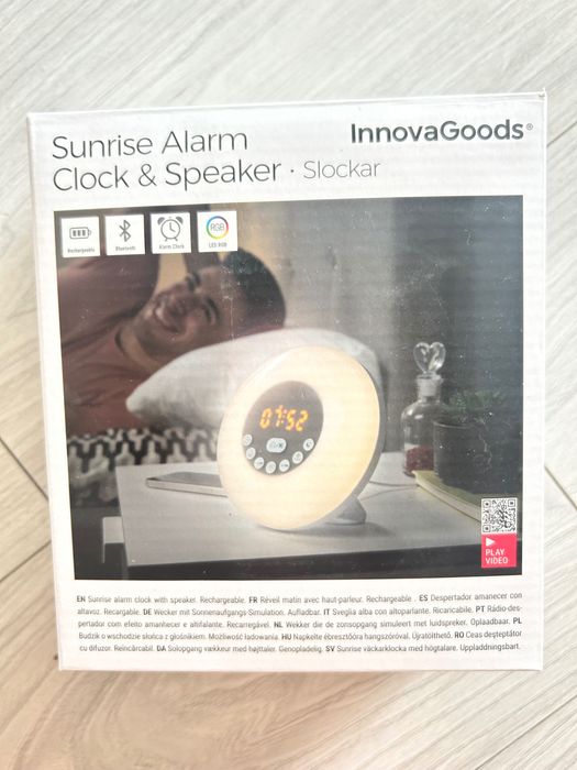 Ceas cu alarma si Speaker InnovaGoods