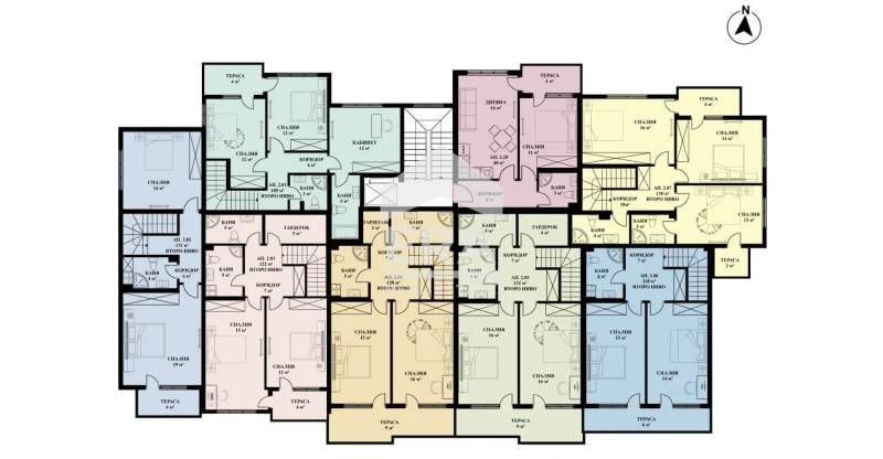 ЕРА Фаворит продава тристаен двуетажен мезонет в новострояща се сграда