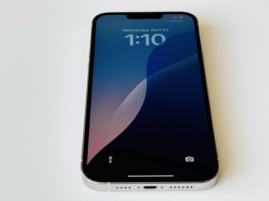 Iphone 13 Pro Max 128GB Silver 100% Батерия! Гаранция 6 месеца
