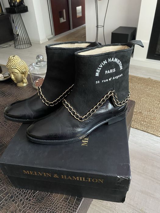 Botine piele naturala Melvin Hamilton