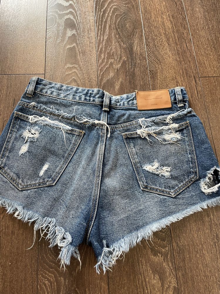 Къси дънкови панталони Zara