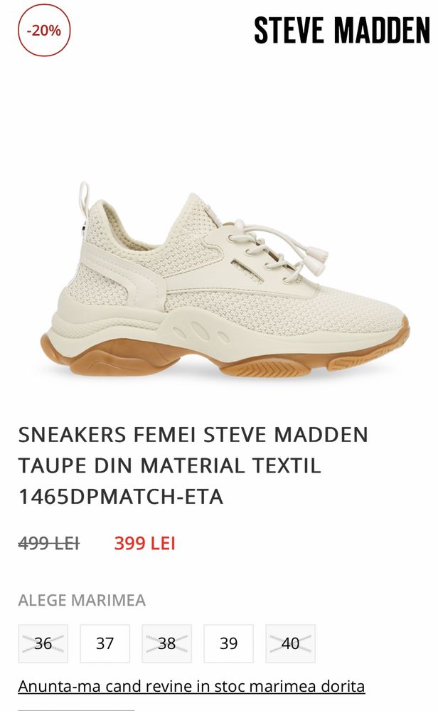 Sneakers femei Steve Madden