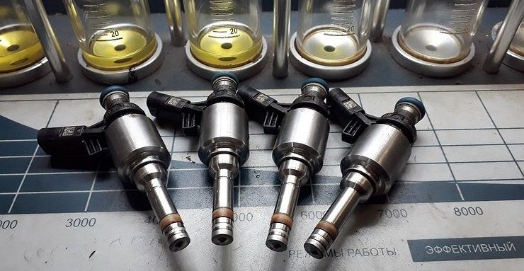 Промывка форсунок GDI, FSI, TFSI, D4