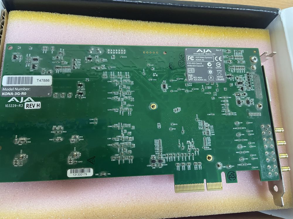 Продам карту захвата и вывода Pci AJA Kona-3G
