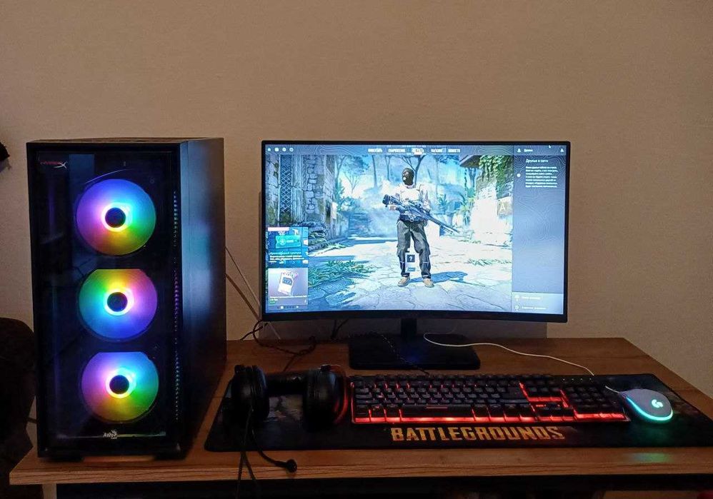i5 10400f / RX 5500XT / 16 GB / Acer 165 герц / Игровой ПК / LGA 1200