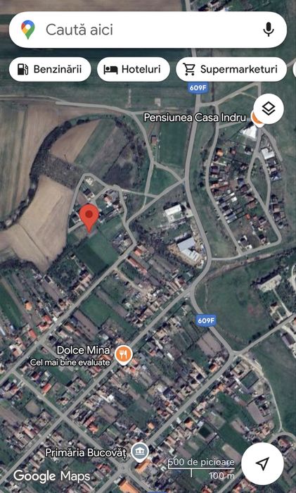 Proprietar - Parcela teren intravilan in satul Bucovat, 548 mp, fs 22m