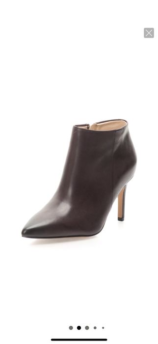 Боти от естествена кожа Clarks, тъмновиолетови, 39 номер