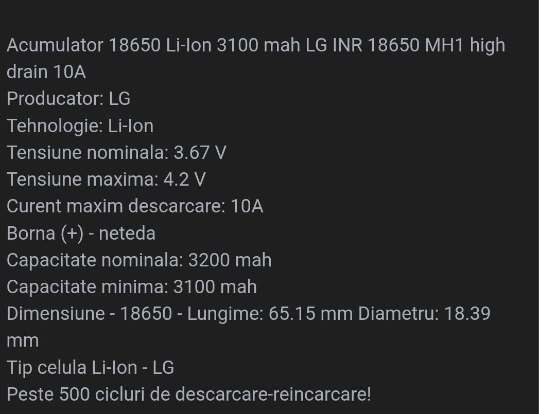 Vand bateri,acumulatori capsule Lg