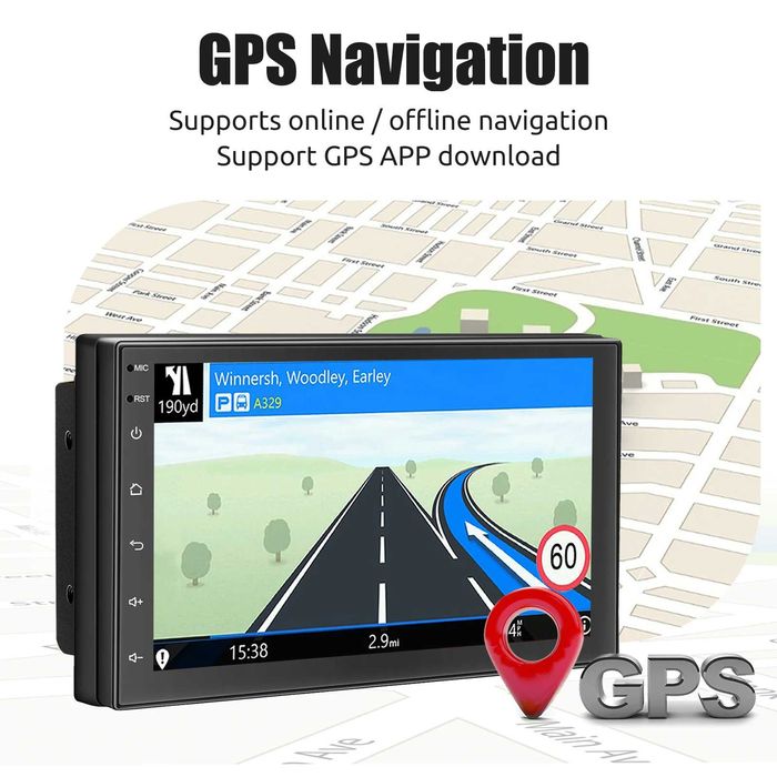 Vand navigatie ESSGO 9",android 13, 2DIN,noua.
