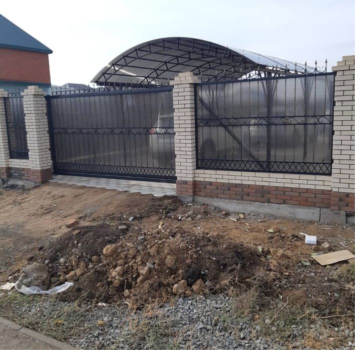 Навес, крыльцо, лесница, забор, калитка, беседка, вольеры и т.д