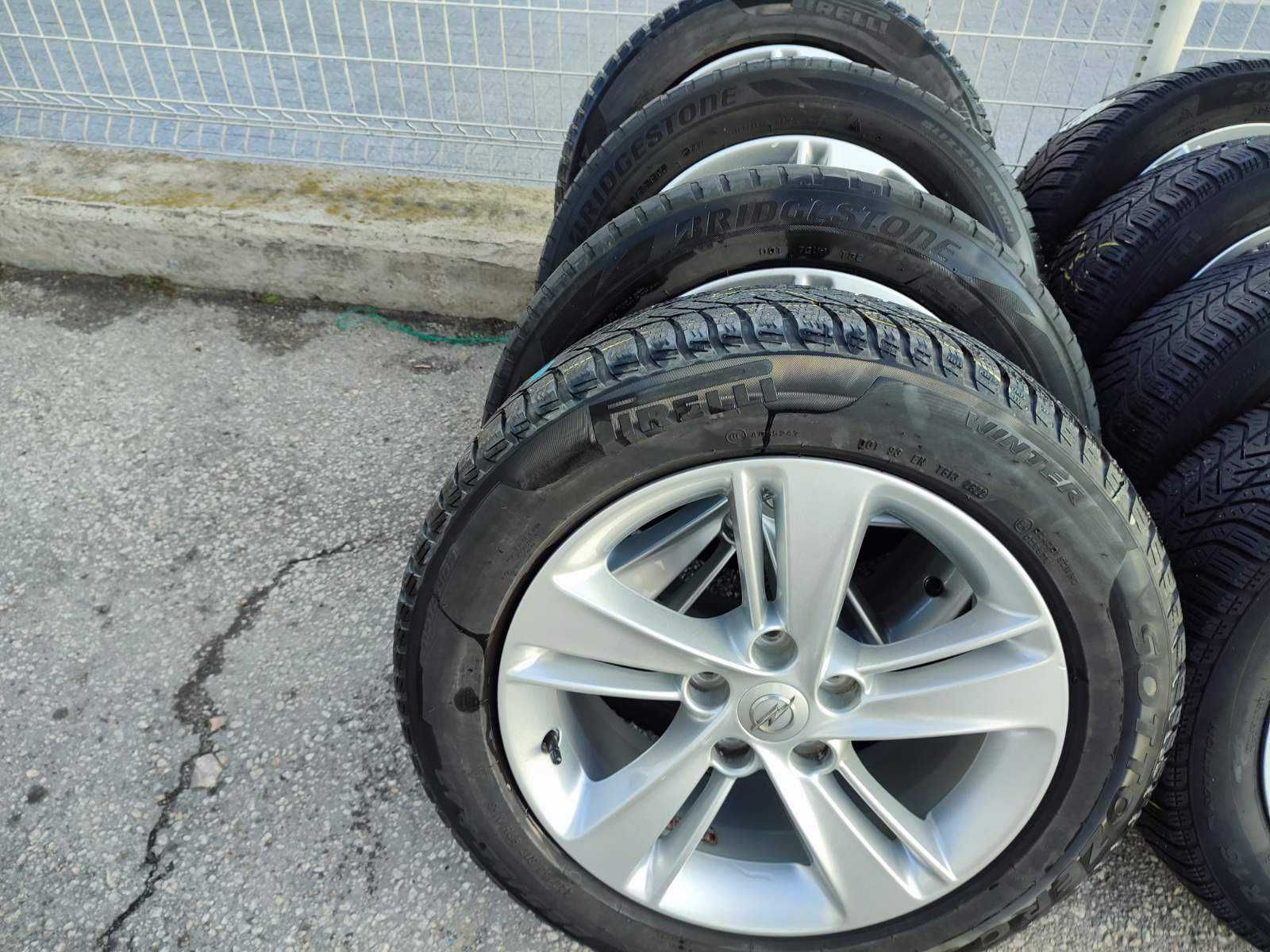 253 - 4бр. Алуминиеви джанти 17'' 5x115 с гуми 225/55R17 Opel