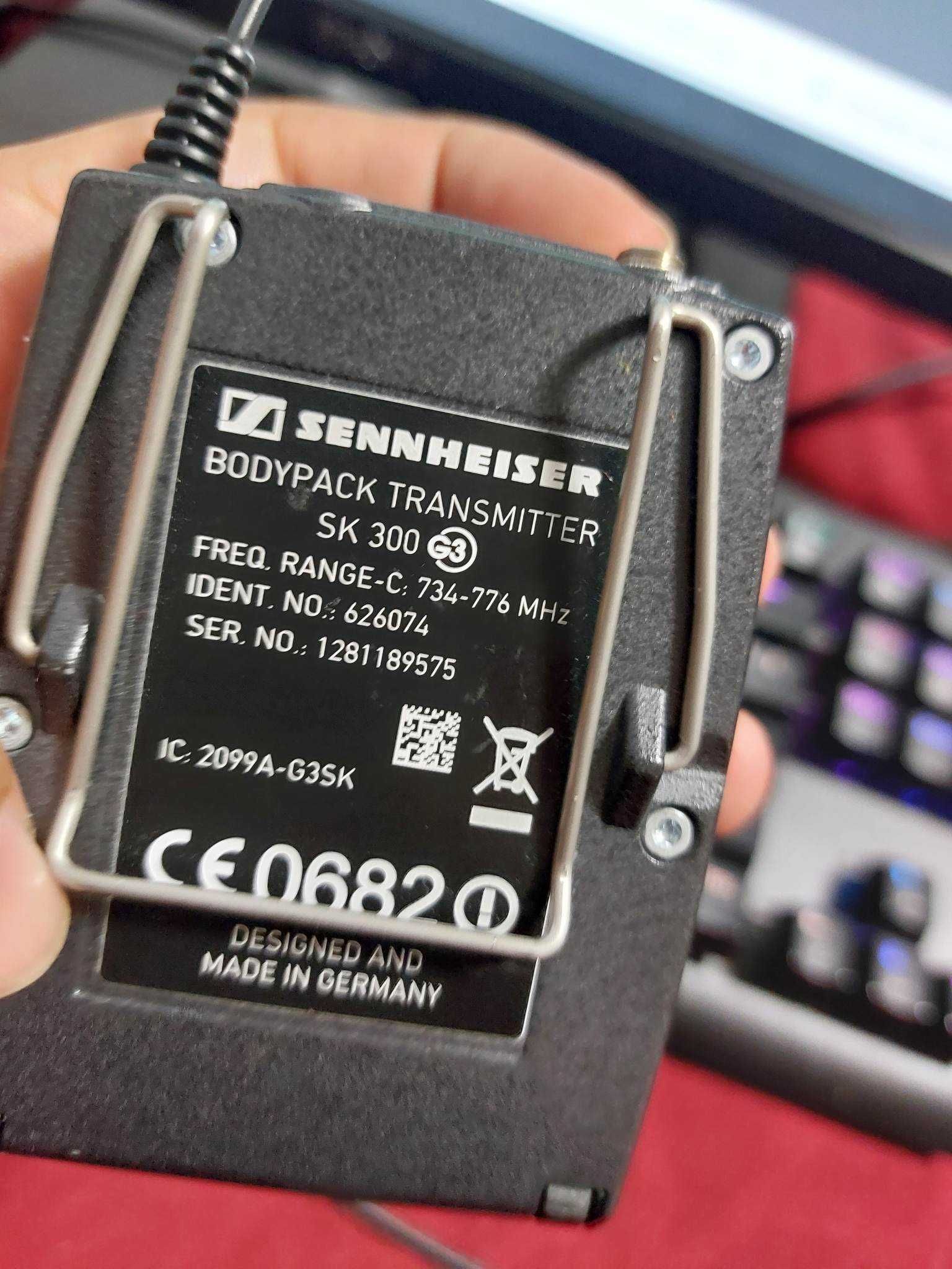 Sennheiser SK-300 G3 Body-Pack - SENNHEISER ME 3-EW