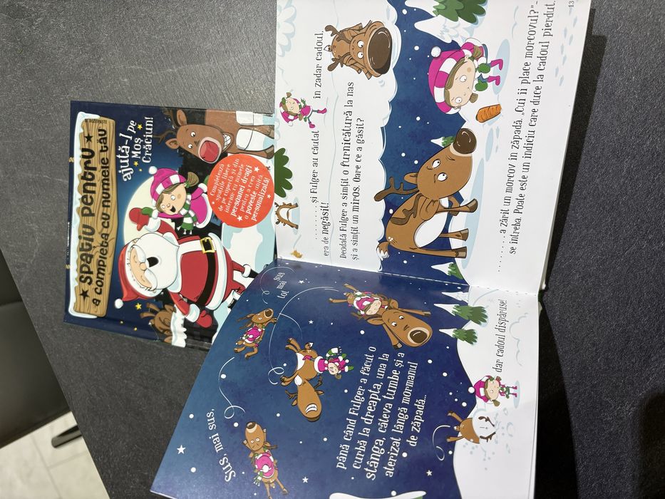 Carti de Craciun in care se poate completa numele fetelor