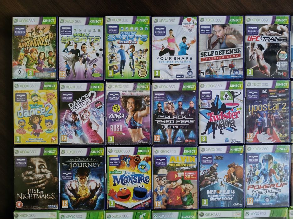 Jocuri Xbox 360 Kinect Sports Dance Zumba Lego NFS Dora Injustice UFC