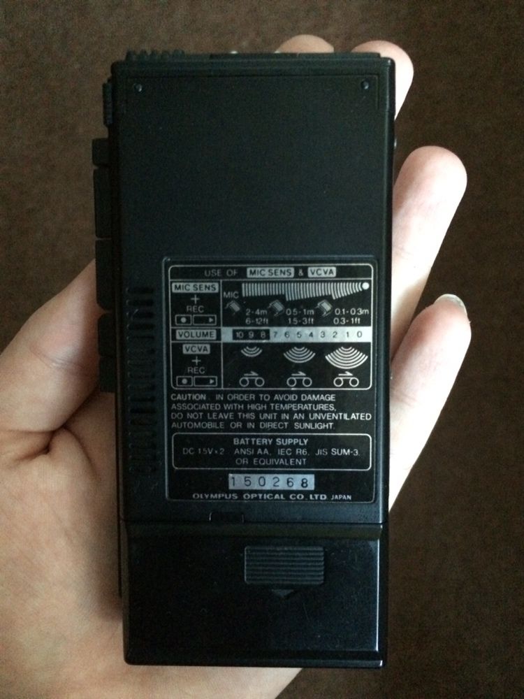 Olympus Pearlcorder s910 microcassette reportofon recorder