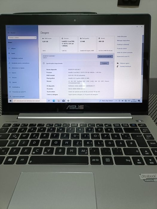 Laptop Asus în s400c