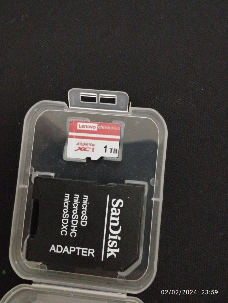 Fleshka micro SD card 1 TB Lenova.