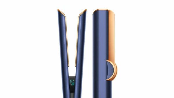 Плойка Dyson HT01 AirStrait Straightener Blue/Cooper, переходник в ком