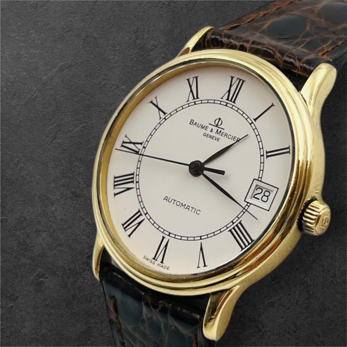 Baume & Mercier Classima automatic solid gold 18k мъжки дрес часовник