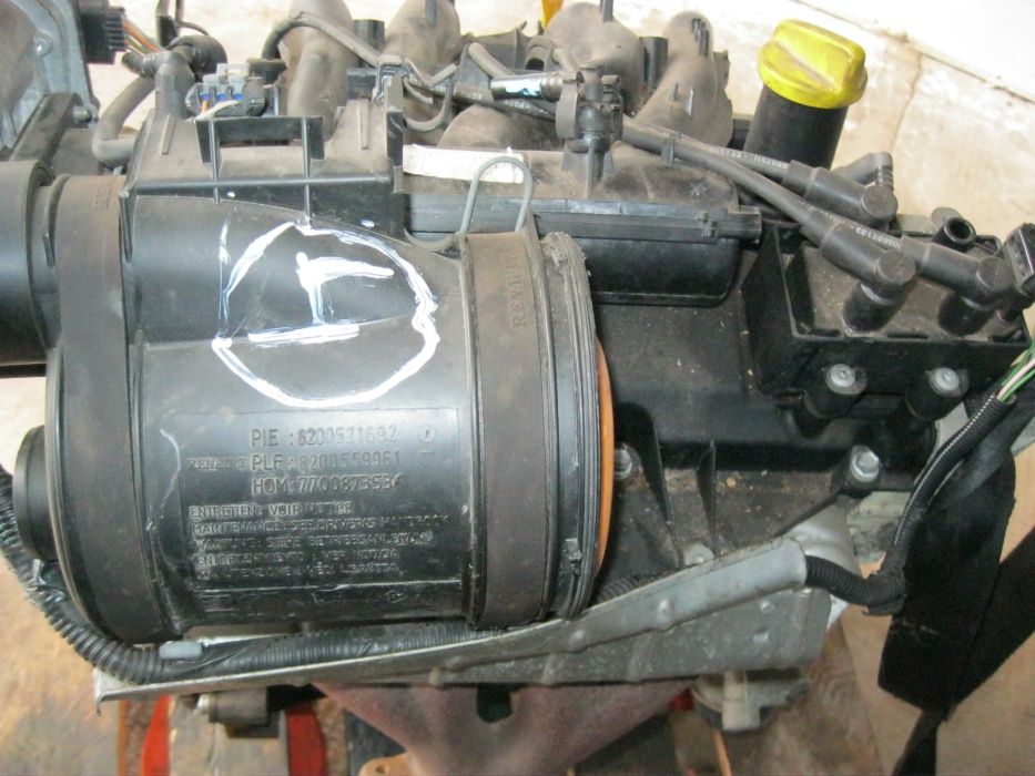 Motor 1,2i*D7F A800*CuAnexe*TWINGO2Euro4*43Kw/58Cp1149cm8VImportFranta