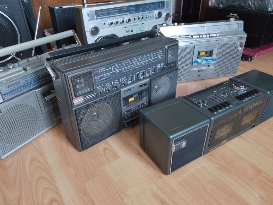 Colecție Radiocasetofoane/Boombox/Jvc, Panasonic, Grundig, etc..