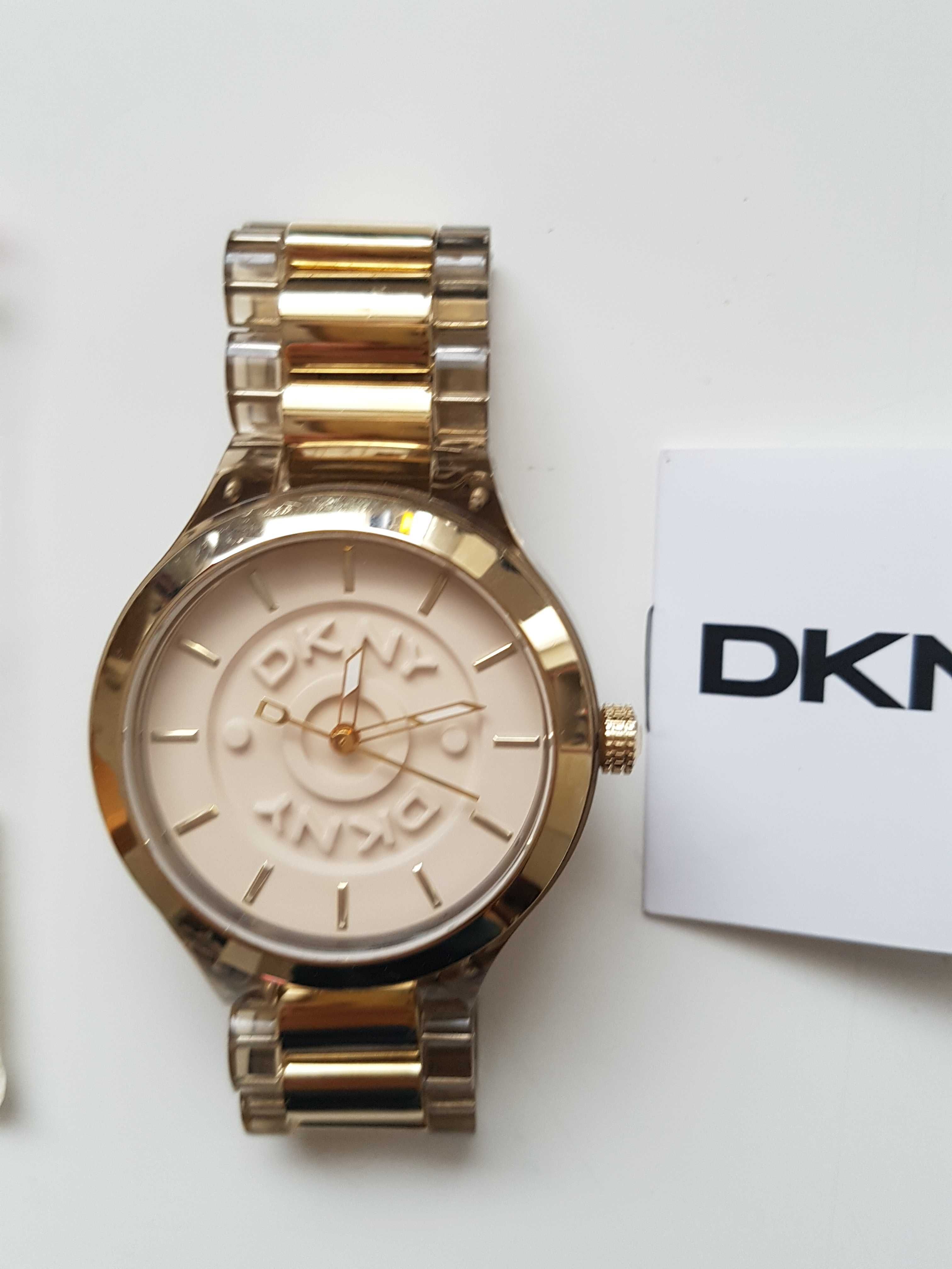 ceas dama DKNY 8168 auriu rotund sport, timp liber, arta