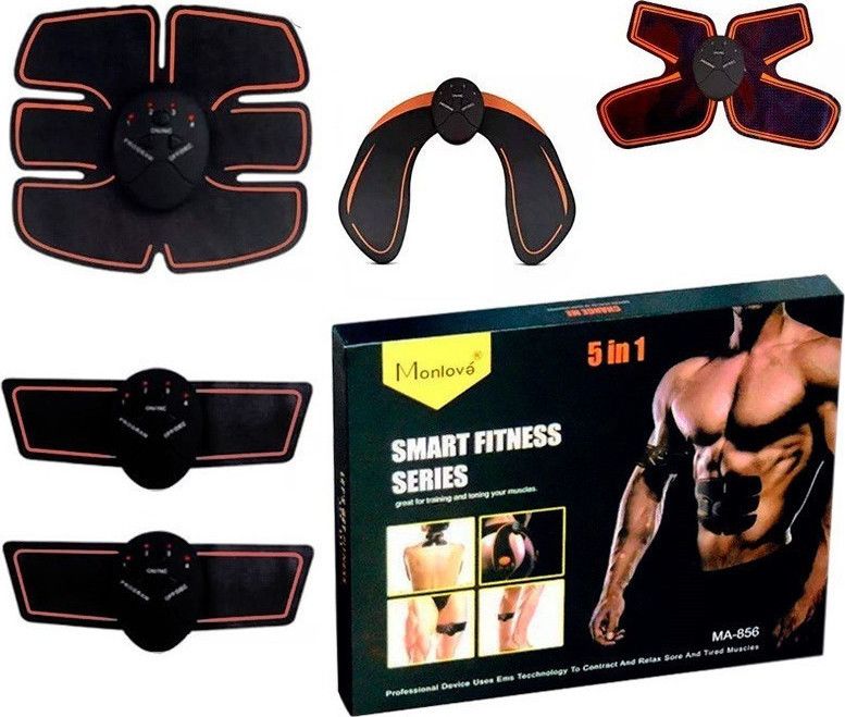 Set 5 aparate electrostimulare musculara EMS Smart Fitness 5in1