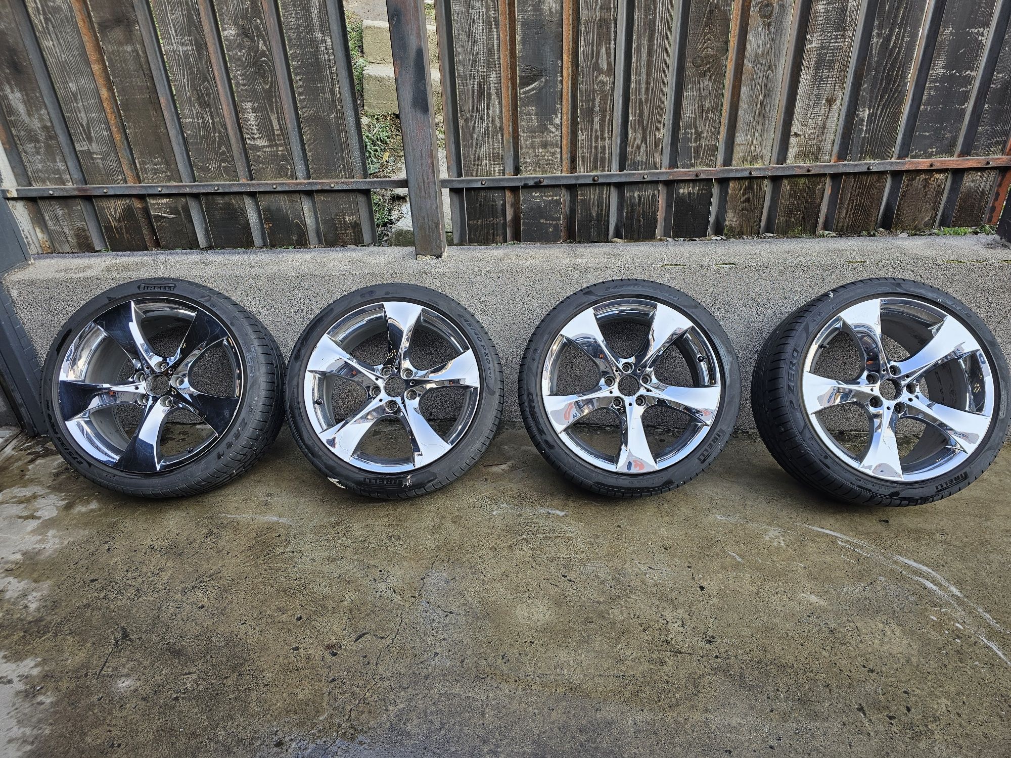 Set jante BMW originale Style 311 R20 seria 7 F01 Chrome