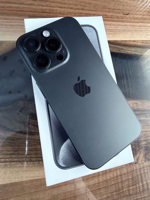 18м Гаранция Йетел! Iphone 15 pro 128gb Black Titanium