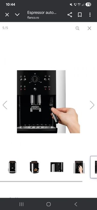 Espressor automat Krups EA811810, 15 bari,garanție Flanco, stare perf