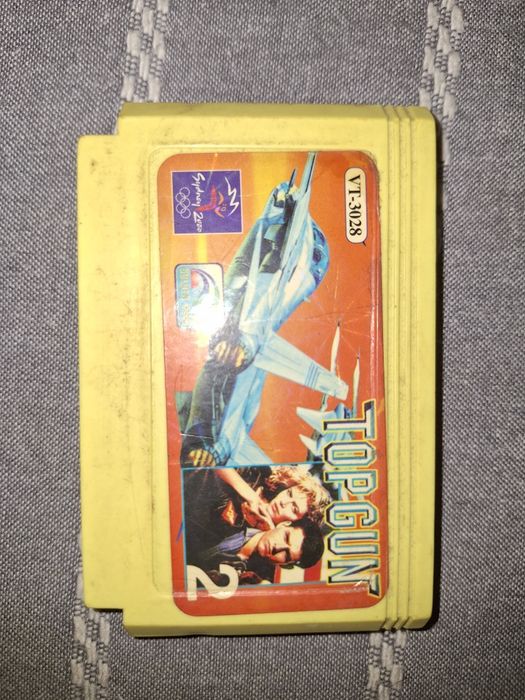 5 cartușe jocuri Famiclone / NES 8-bit – Golden Card Top Gun 2 & Super