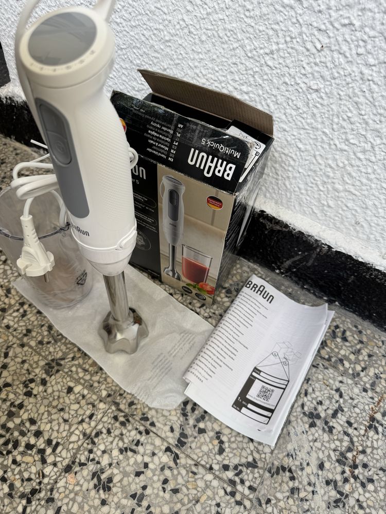 Ръчен Пасатор Braun HB501AI MultiQuick 5 Vario, 750W 21 Скорости Чопър