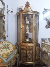VITRINA VENETIANA/mobila antica PICTATA baroc vintage