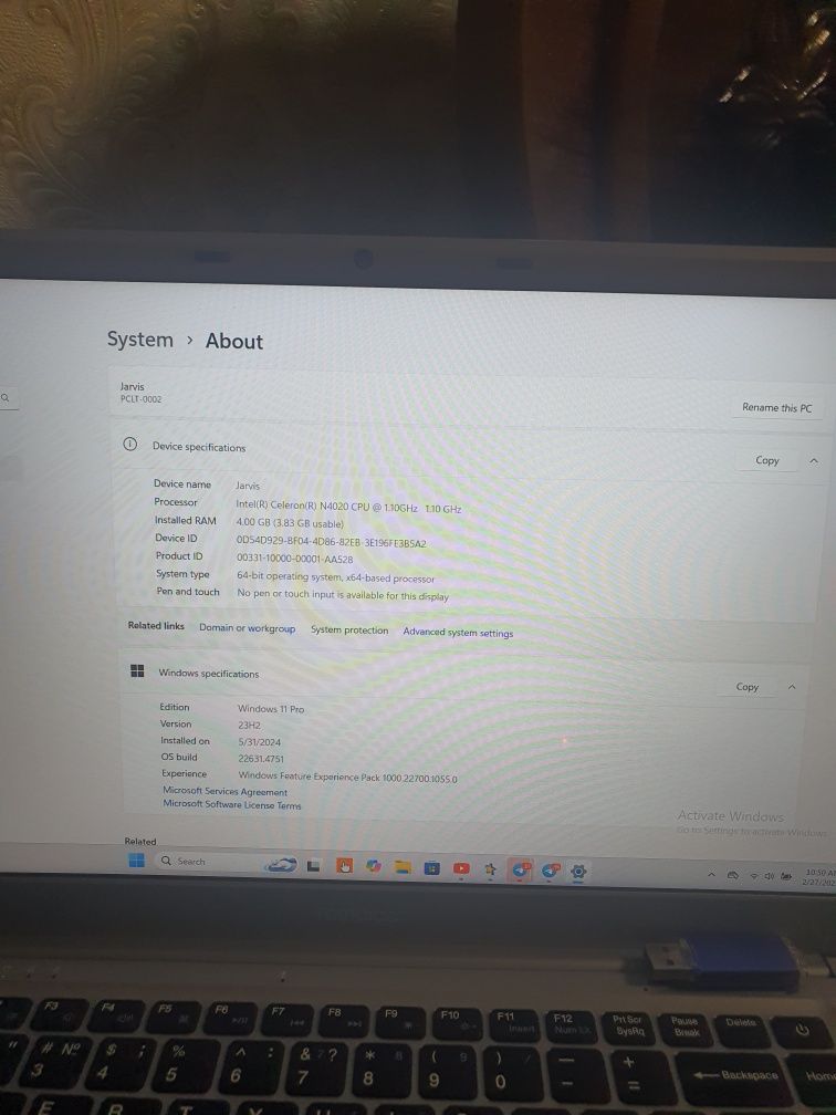 Notebook Rombica ofis ishlari uchun 15 dyum