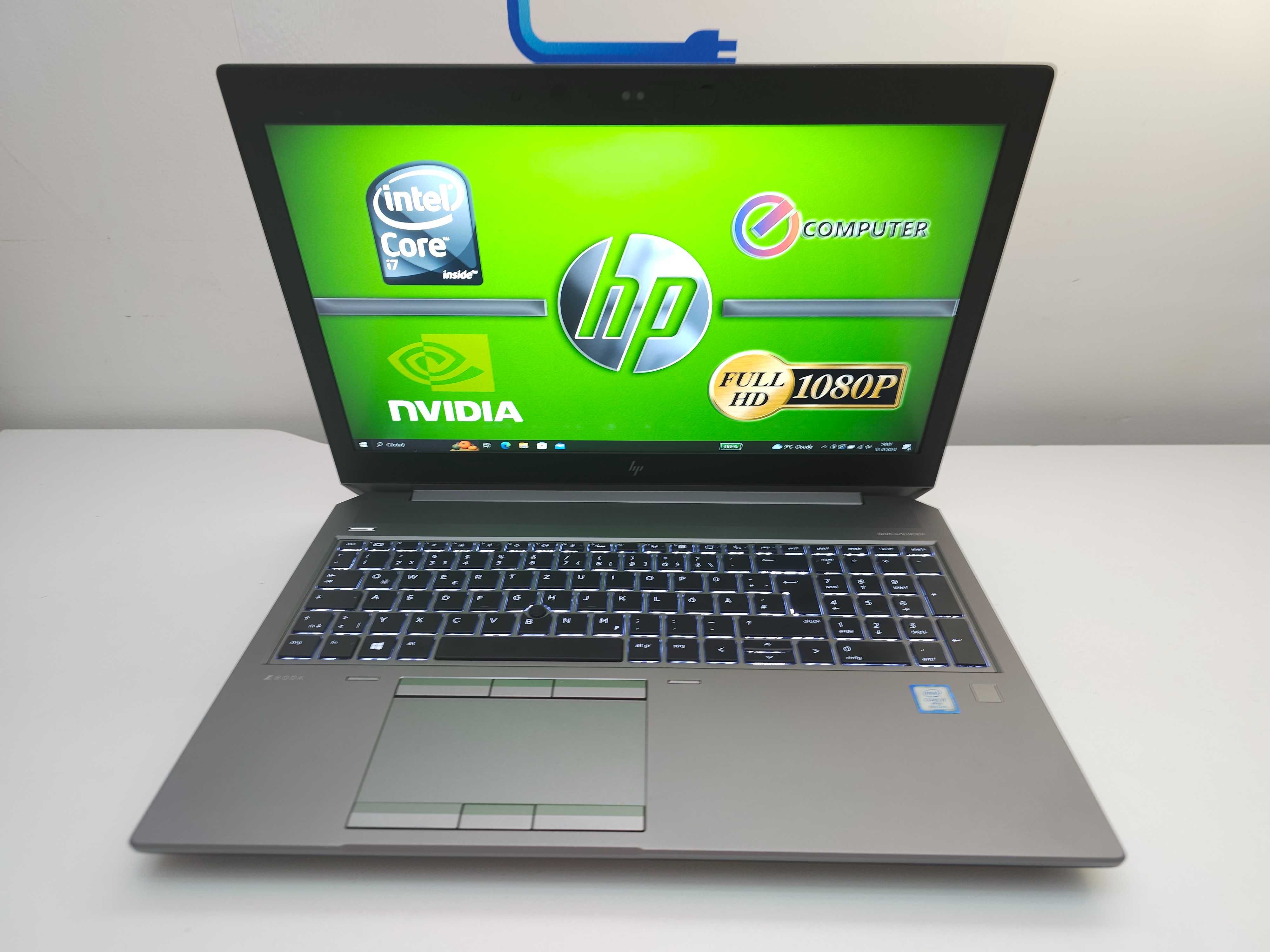 Laptop HP Workstation Zbook 15 G5 i7 nVidia Quadro  GAMING . Garantie