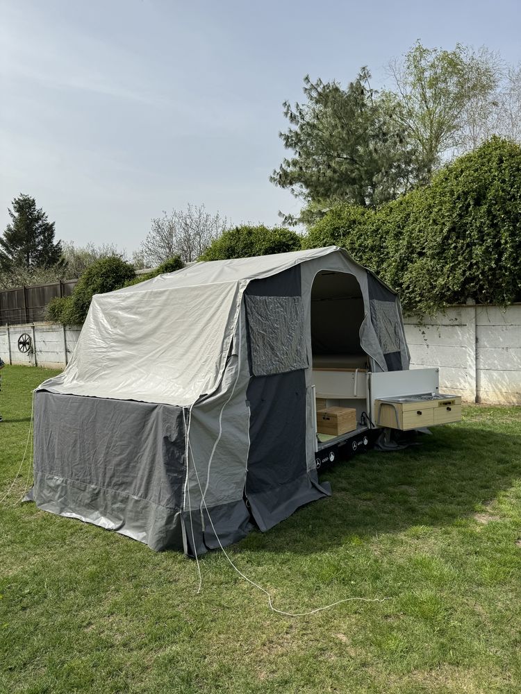 Cort 4 persoane camper mobil ideal pentru pescari