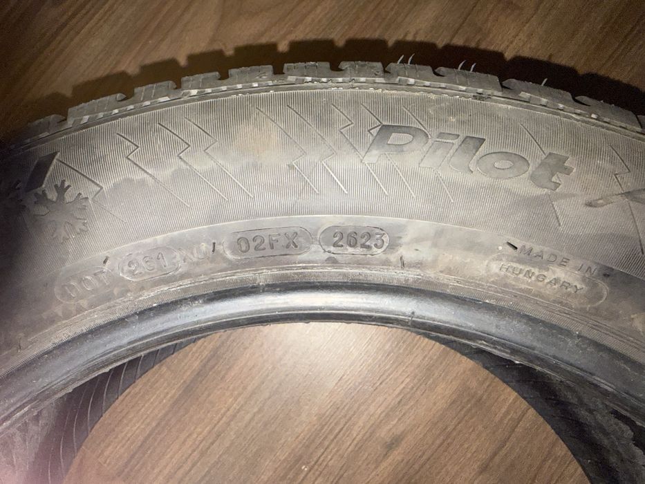 2 Anvelope  de iarna Michelin Pilot Alpin 245/50/18 Dot 2023