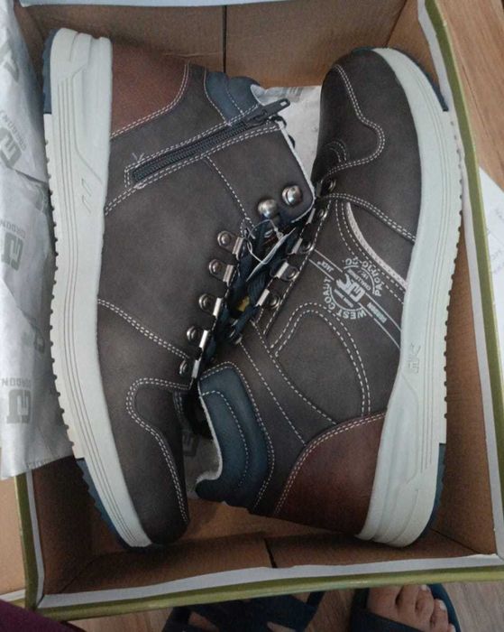 Ghete noi GORDON, originale pentru bărbați, din piele naturală m. 45