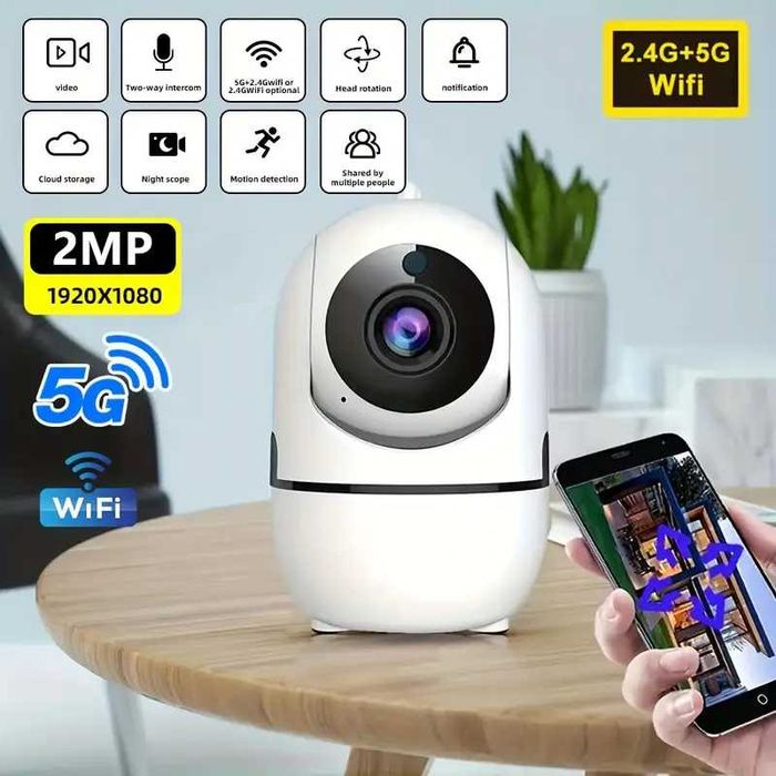 Cameră de securitate wireless, rotație orizontală 360 Pret promotional