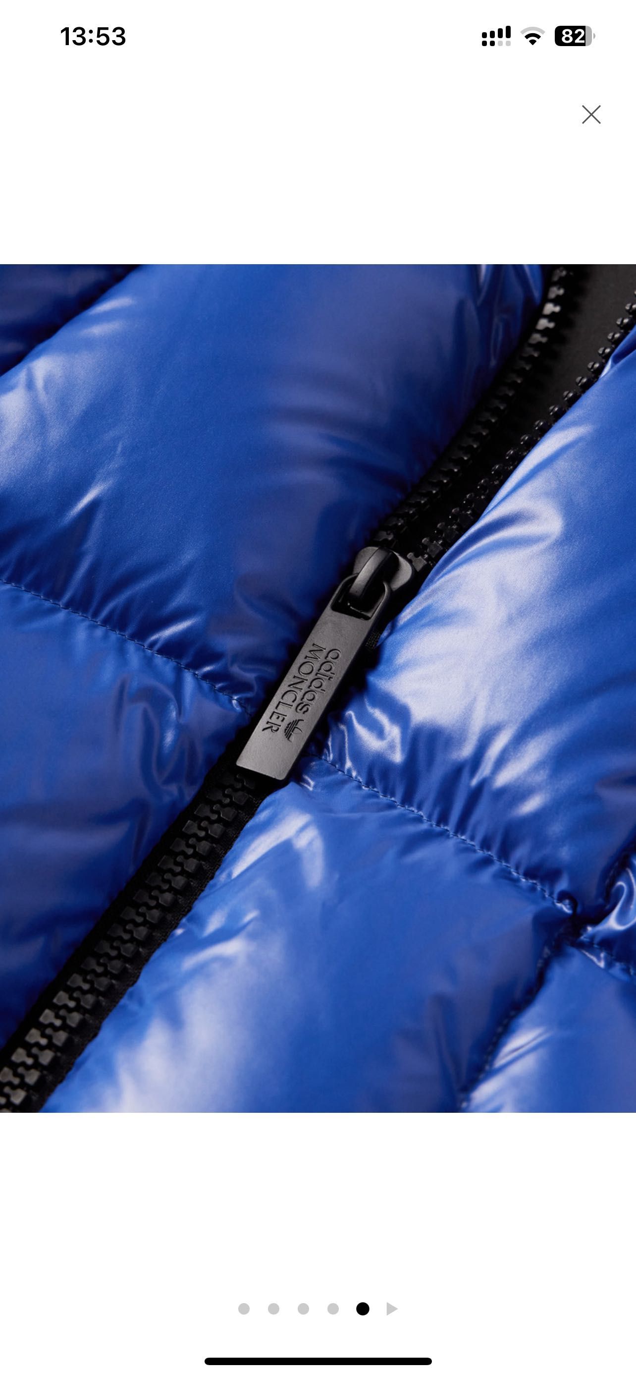 Пуховик Moncler*Adidas размер 5 (XXL)