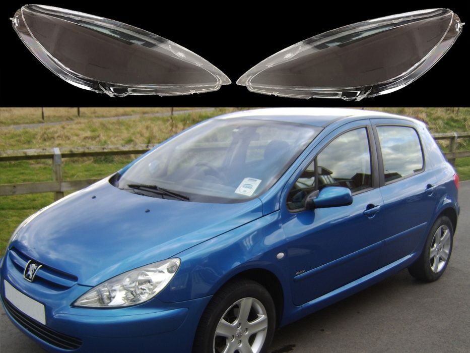 Комплект Стъкла за фарове на Peugeot 307 / Citroen C5 MK2