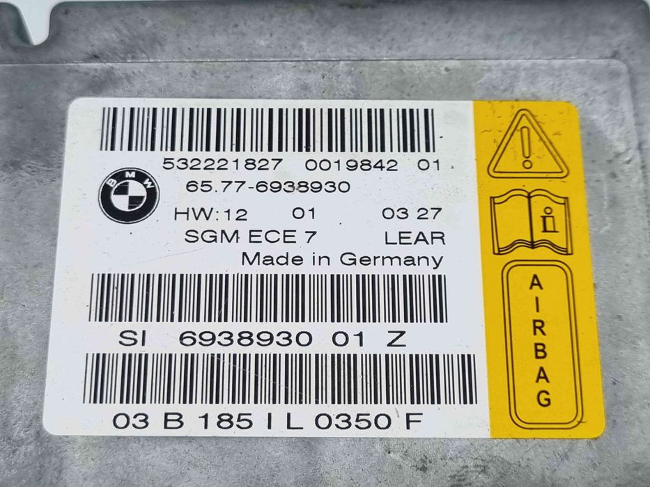 Calculator airbag Bmw 5 (E60) [Fabr 2004-2010] 6938930 2.2 M54 125KW