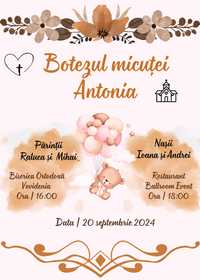 Invitație botez pdf