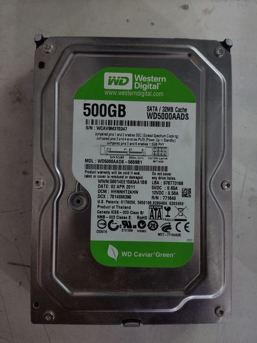 Жестки диск WD  (Western Digital ) 500GB
