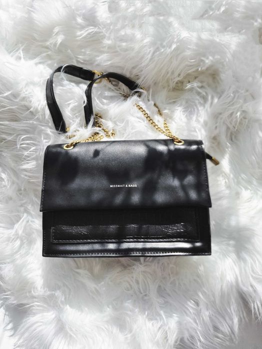 MISSMAIT & BAGS Елегантна коктейлна кожена чанта